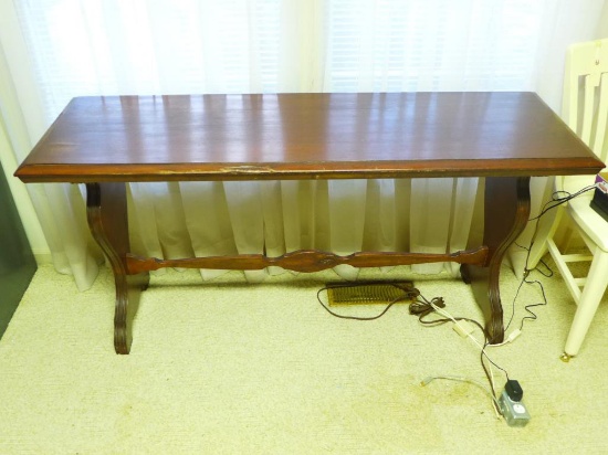 Vintage Hall Table, 60" x 19 3/4", 29" H