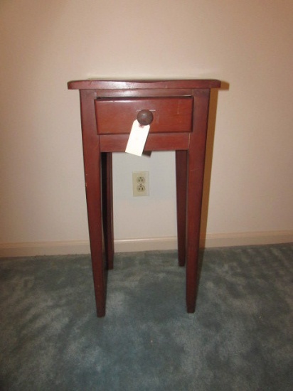 1-Drawer Table 14" Square, 29 3/4" H