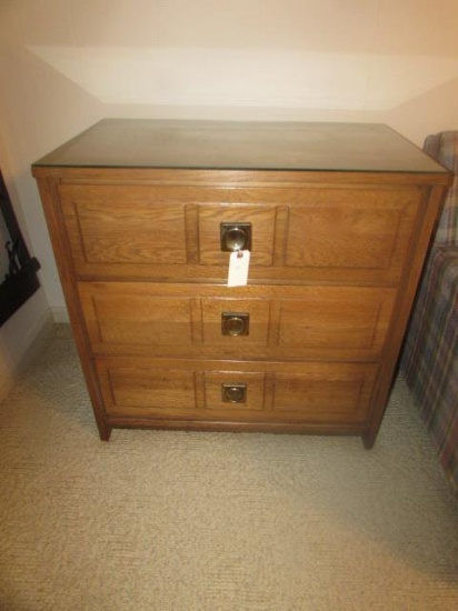 3-Drawer Chest, 30" x 18", 29 7/8" H