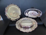 Box of Assorted Silverplate Items: 11 1/4