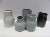 (3) Pieces of Pottery Signed  