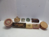 Assorted Decorative Boxes, Pill Box, etc.