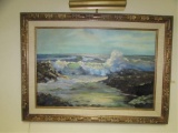 Framed Oil Painting--signed 