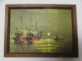 Framed Oil Painting signed 
