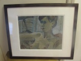 Framed & Double Matted Picture Dick Hunnsett