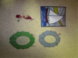 (4) Stained Glass Items