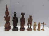 Assorted Wooden Figurines, etc.