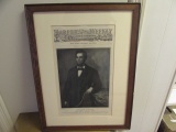 Framed & Matted Harper's Weekly Front Cover for
