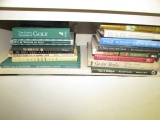 (17)  Assorted Hard Back Books About Golf