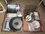(2) Boxes of Cake Pans, Muffin Tins, etc.