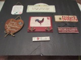 Assorted Wooden Wall Plaques