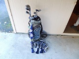 King Cobra Golf Clubs & Bag: 1, 3R, 4R, 5, 5R, 7,