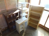(4) Assorted Size Wooden Shelves