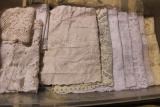Assorted Lace Table Runners, Doilies, etc.