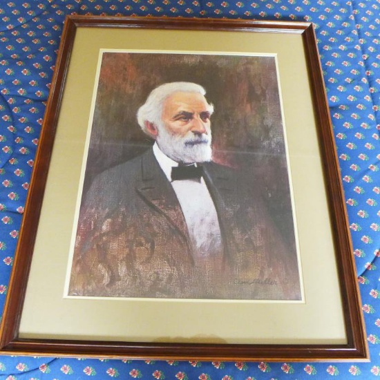 Framed Print of Robert E. Lee by Cleve