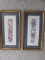 (2) Framed and Matted Prints Signed Leila Desiree