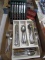Assorted Stainless Flatware and Set of (6) Steak