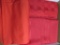 (3) Red Rectangular Tablecloths:  60 1/2