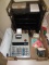 Victor Electric Adding Machine with Cover,