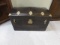 Antique Dome Top Trunk with Leather Strap/Handles