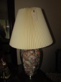 Large Glass Lamp with Seashells, 28