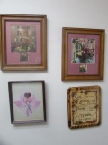 (2) Framed & Matted Pictures, 11 5/8