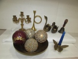 Assorted Brass Decorative Items