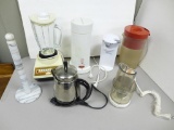 Assorted Small Appliances: Blender, Can Opener
