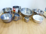 Assorted Stainless Baking & Kitchen Items