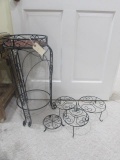 (4) Wire Plant Stands