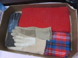 (3) Pairs of Women's Gloves , (3) Scarves and (3)