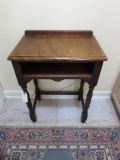 Telephone Table with Turned Legs-- 22
