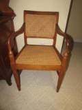 Vintage Chair with Cane Back & Seat