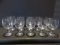 Set of (10) European Crystal Water Glasses--12