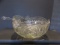 Punch Bowl & Glass Ladle--Punch Bowl 12 3/4