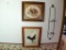 (2) Framed & Matted Prints (Chickens)--14 3/8