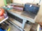 Wood Work Table with 8 Metal Drawers--65