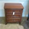 French Provencial-Style 3-Drawer End Table by