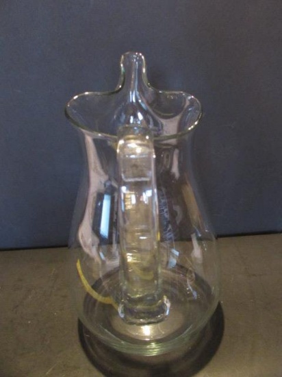(2) Crystal Water Pitchers