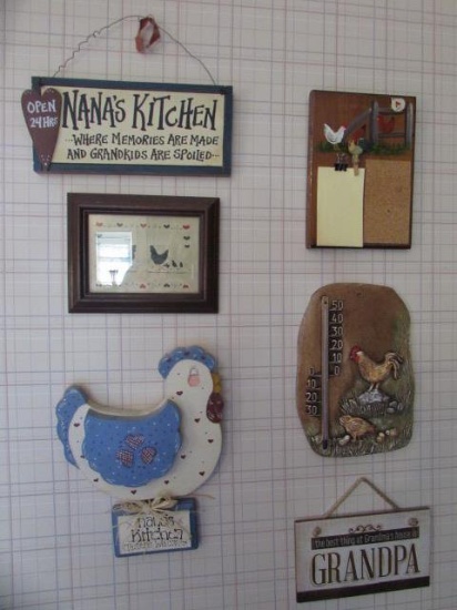 Assorted "Chicken" Wall Plaques