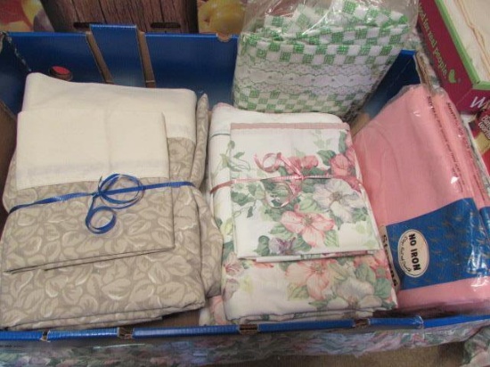 Assorted Twin-Size Sheets