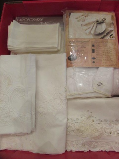 Assorted Linens:  Rectangular Tablecloth--78" x