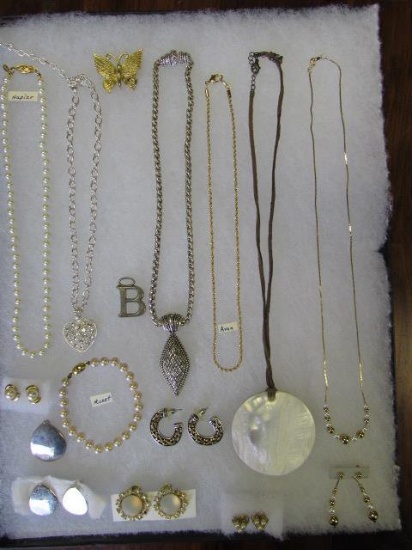 Assorted Signed and Unsigned Costume Jewelry