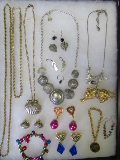 Assorted Signed and Unsigned Costume Jewelry