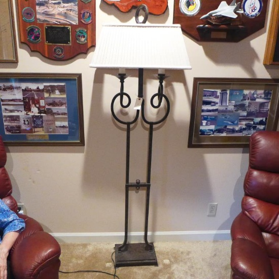 Floor Lamp W/ Foot Operated Switch