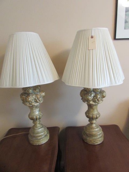 (2) Table Lamps--33" to top of  shade