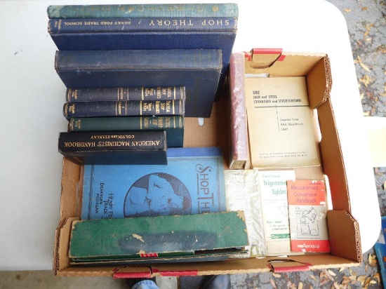 Old Machinest & Shop Books, etc.