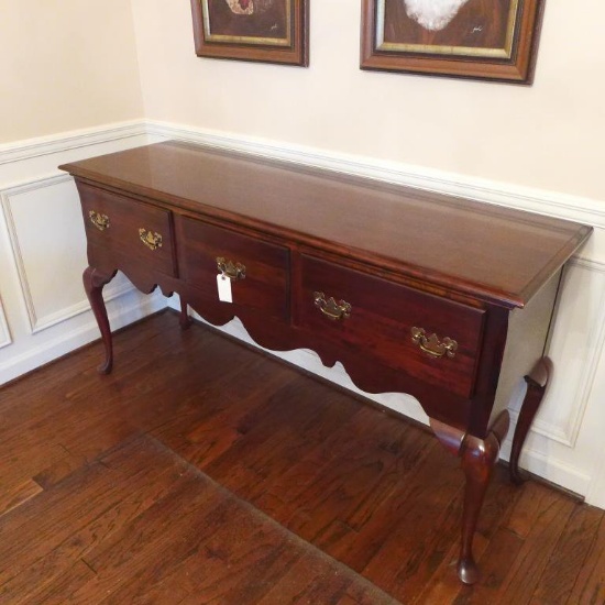 Queen Anne- Style Buffet with (3) Drawers--62