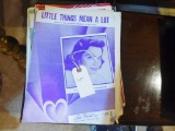 Assorted Vintage Piano Sheet Music
