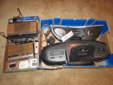 XM  Radio, Boom Box, Assorted Clock Radios, etc.